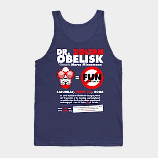 Dr. Zoltan + Marco Minnemann War On Fun LIVE Original Flyer Design Tank Top